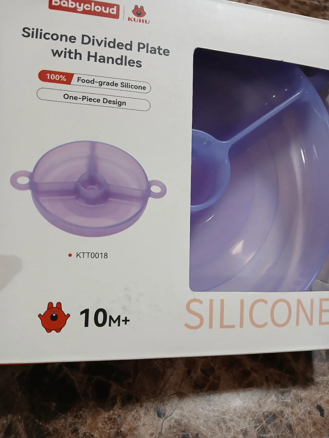 Babycloud Silicone Divided Plate - New in Box!