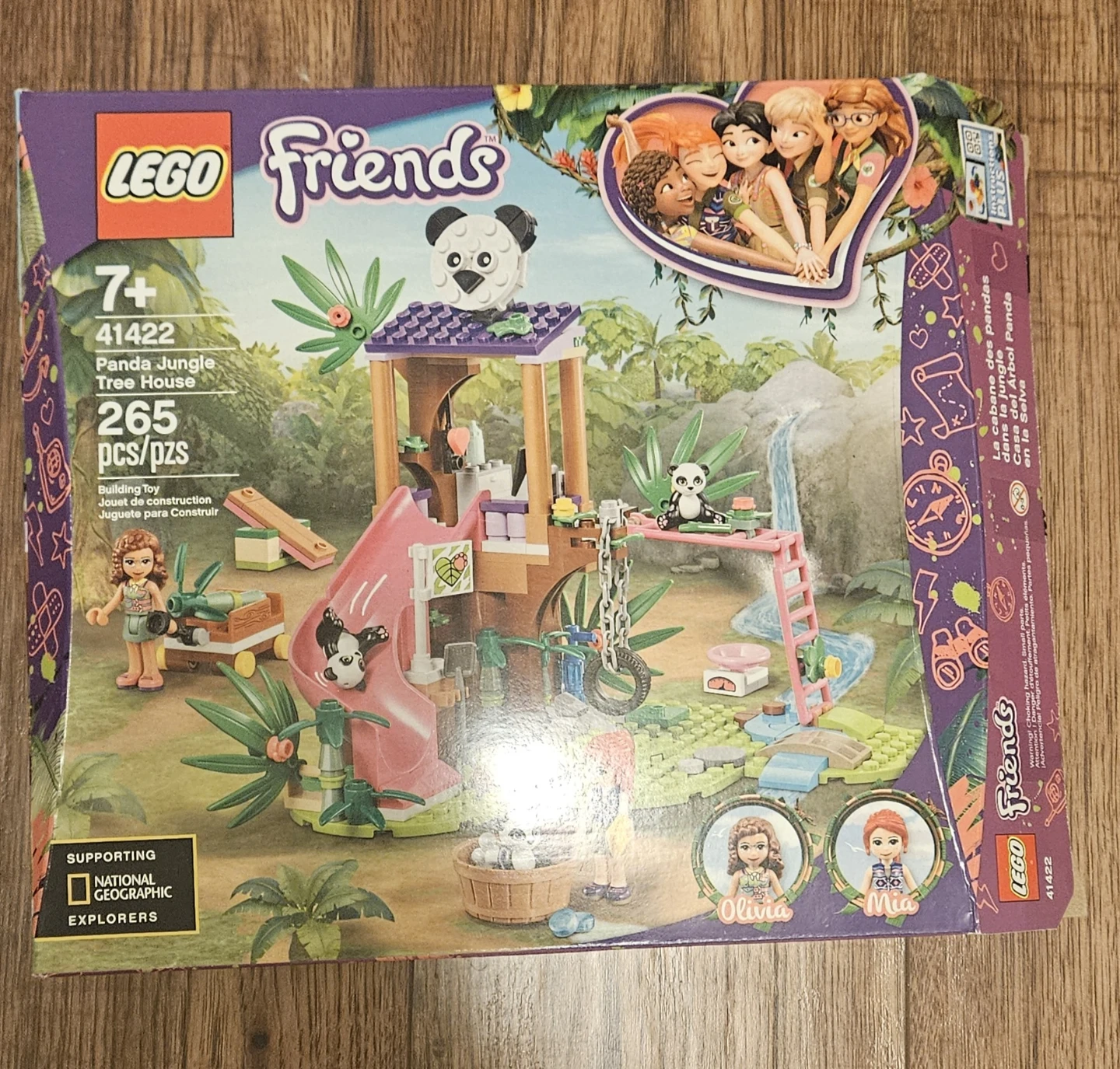 LEGO Friends Panda Jungle Tree House 41422 Building Toy
