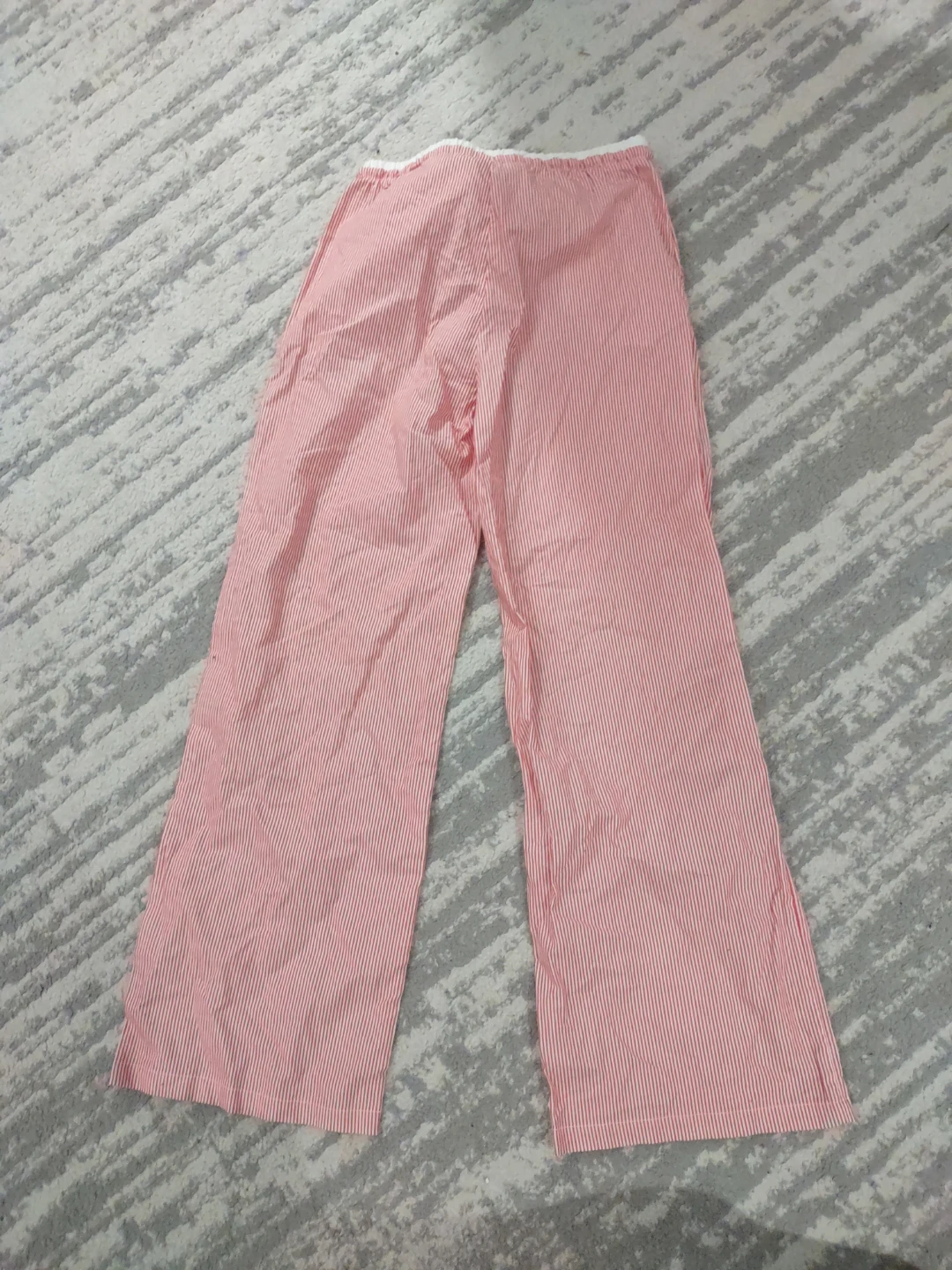 H&M Divided Red Striped linen Pants - Size XS - photo 3