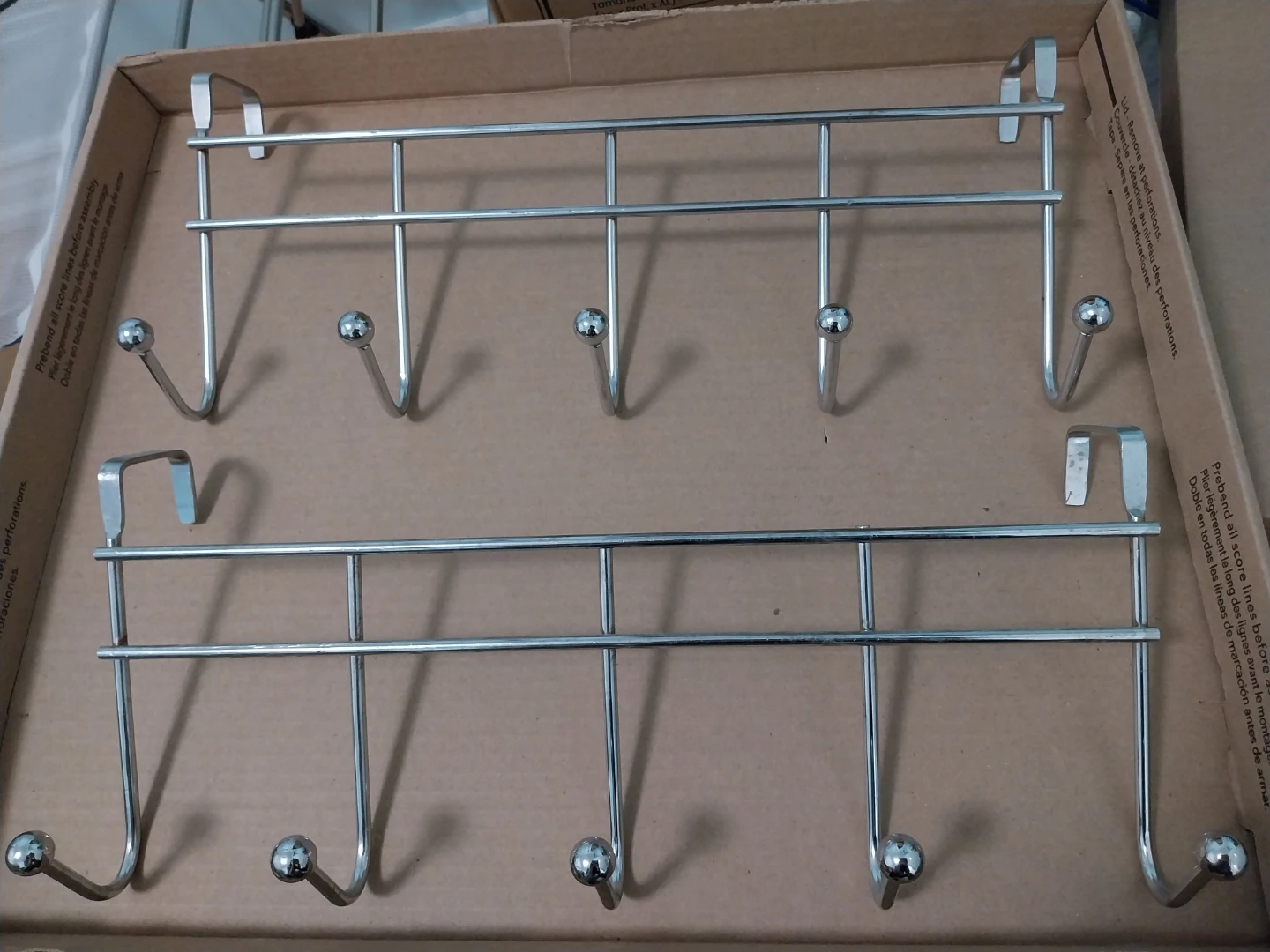Over-the-Door 4-Hook Rack (two pieces available)