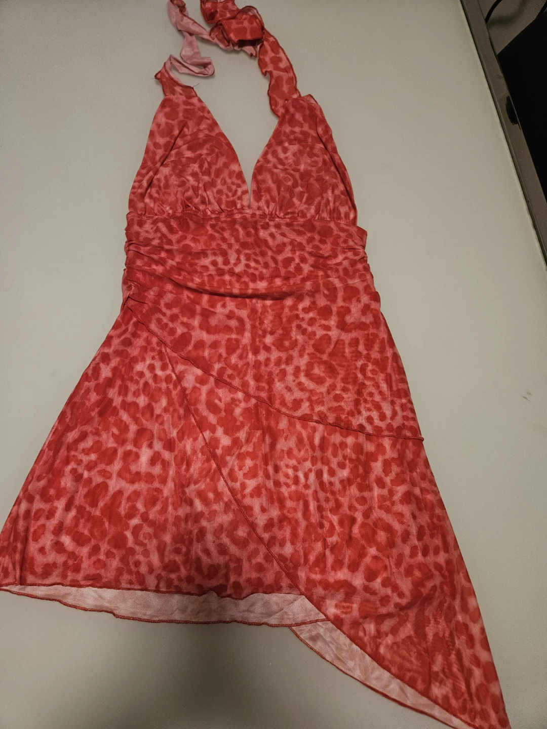 Pink Halter Dress - Size L- brand new- MOVING SALE! - photo 2