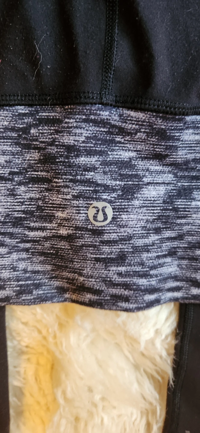 Lululemon Black and Grey Heathered Bootcut Yoga Pants - photo 5