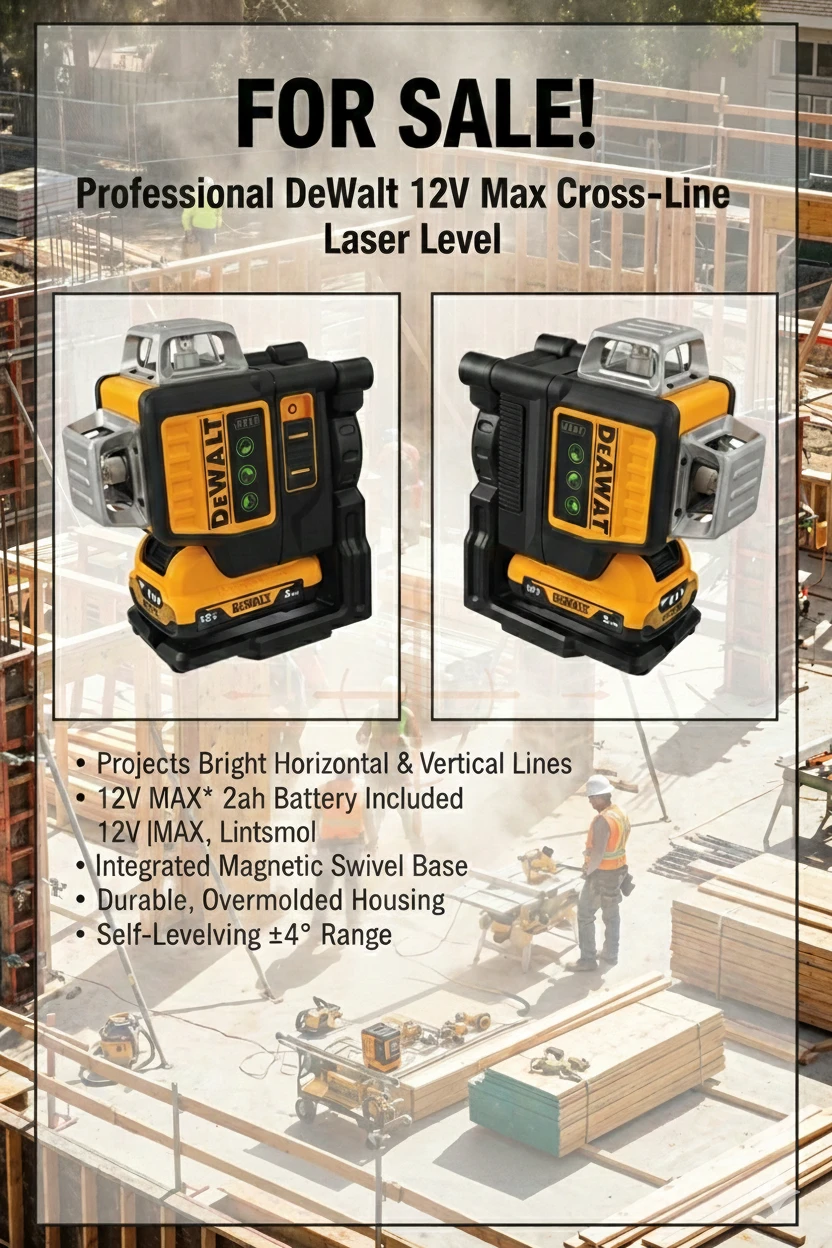 DeWalt 12V Max Cross-Line Laser Level