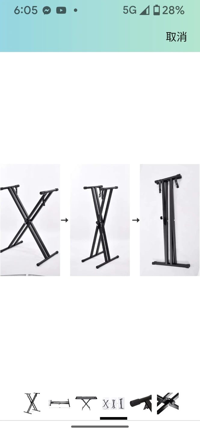 Keyboard stand double stand $25 brand new - photo 2