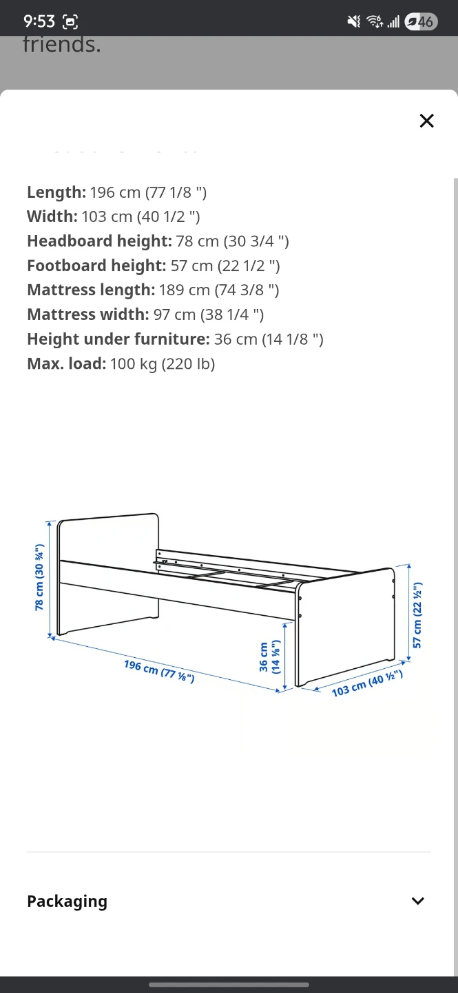 IKEA Brimnes Twin Bed Frame - White with pull out storage - photo 2