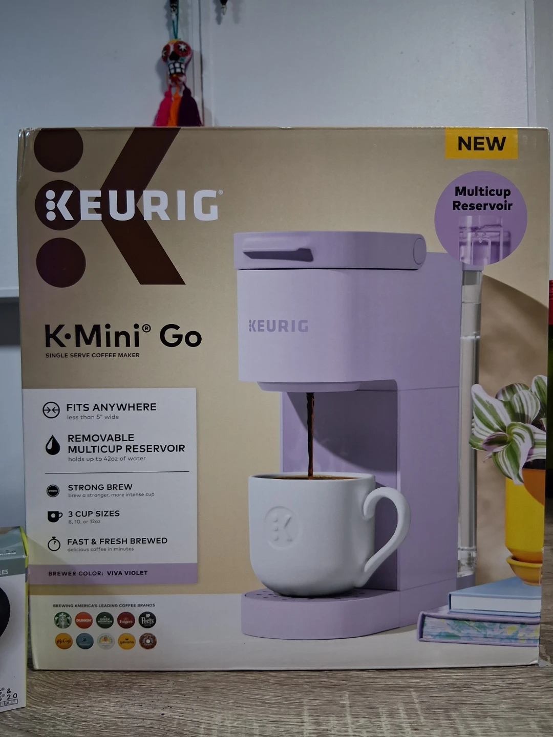 Keurig K-Mini Go Single Serve Coffee Maker - Viva Violet - photo 2