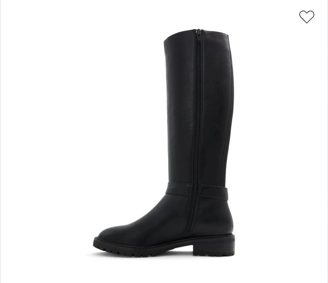 ALDO Black Leather Knee High Boots - photo 3