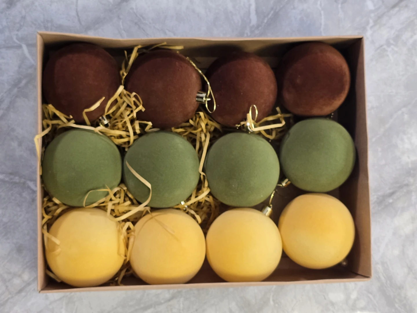 3" Set of 12  Christmas Ornaments - photo 2