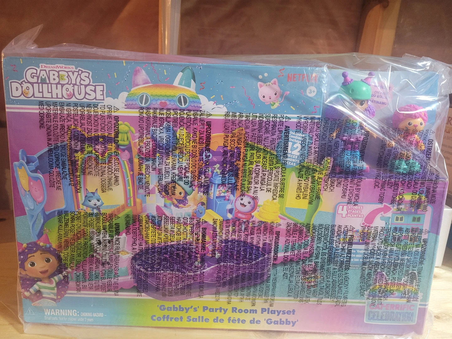 Gabby's Dollhouse Party Room Playset - New in Box!