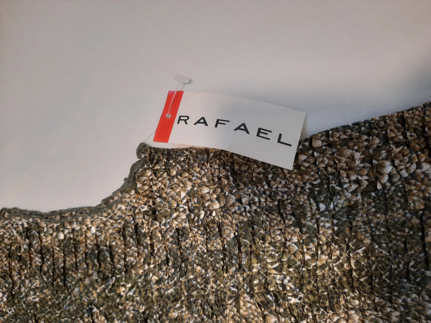 New Rafael Women's Ruched Mock Neck Top - Size M