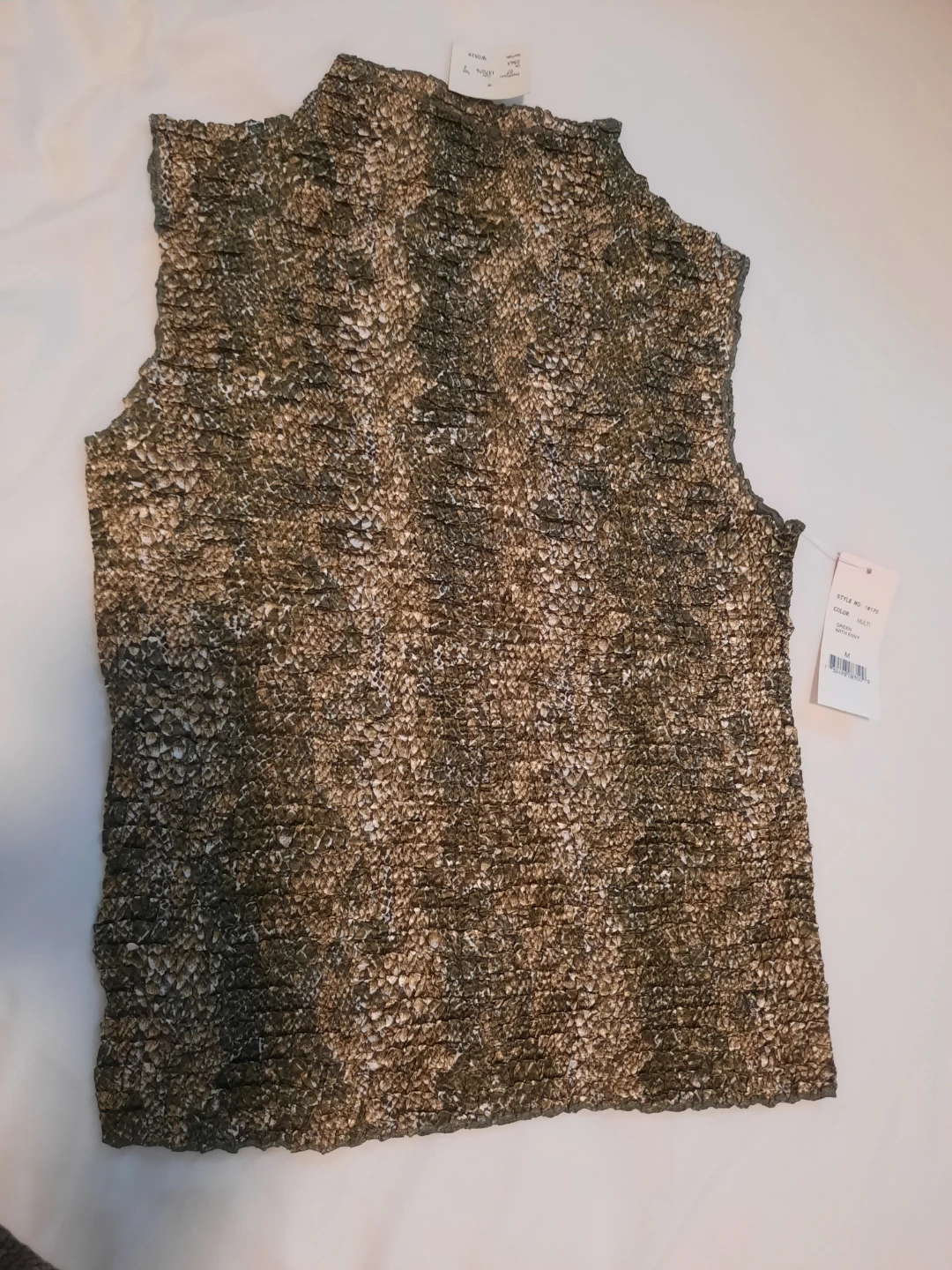 New Rafael Women's Ruched Mock Neck Top - Size M - photo 4