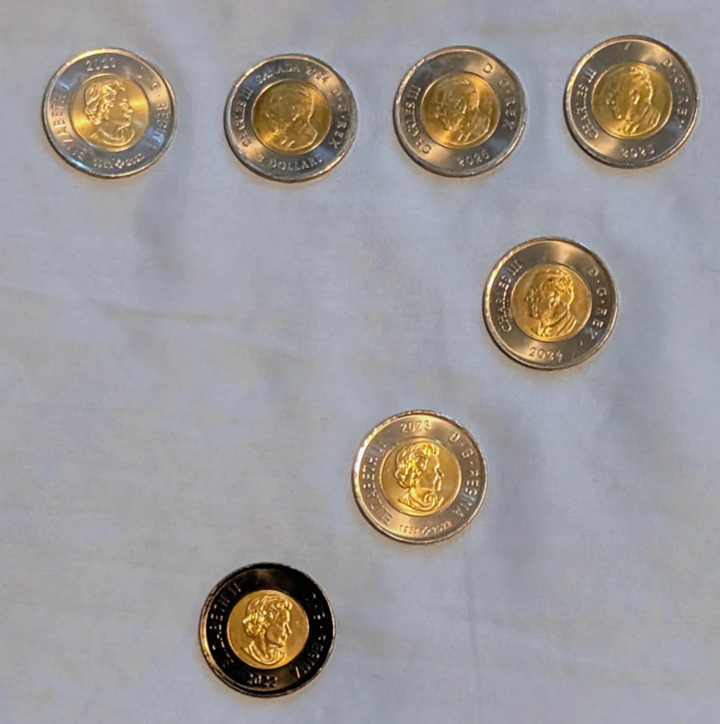 Canadian Toonies - Collectible $2 Coins - 7 in Total - photo 2