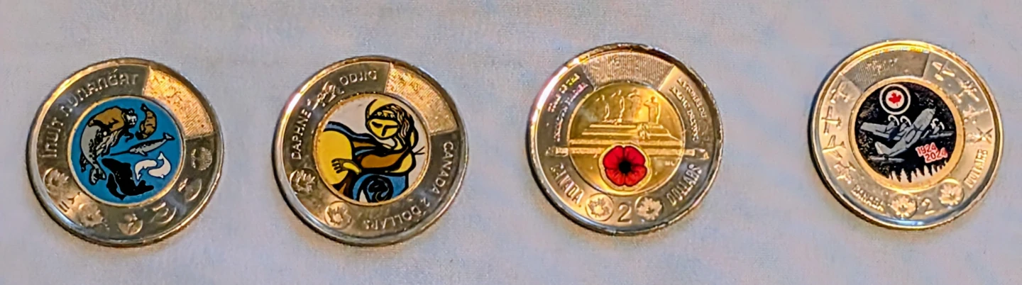 Canadian Toonies - Collectible $2 Coins - 7 in Total - photo 4