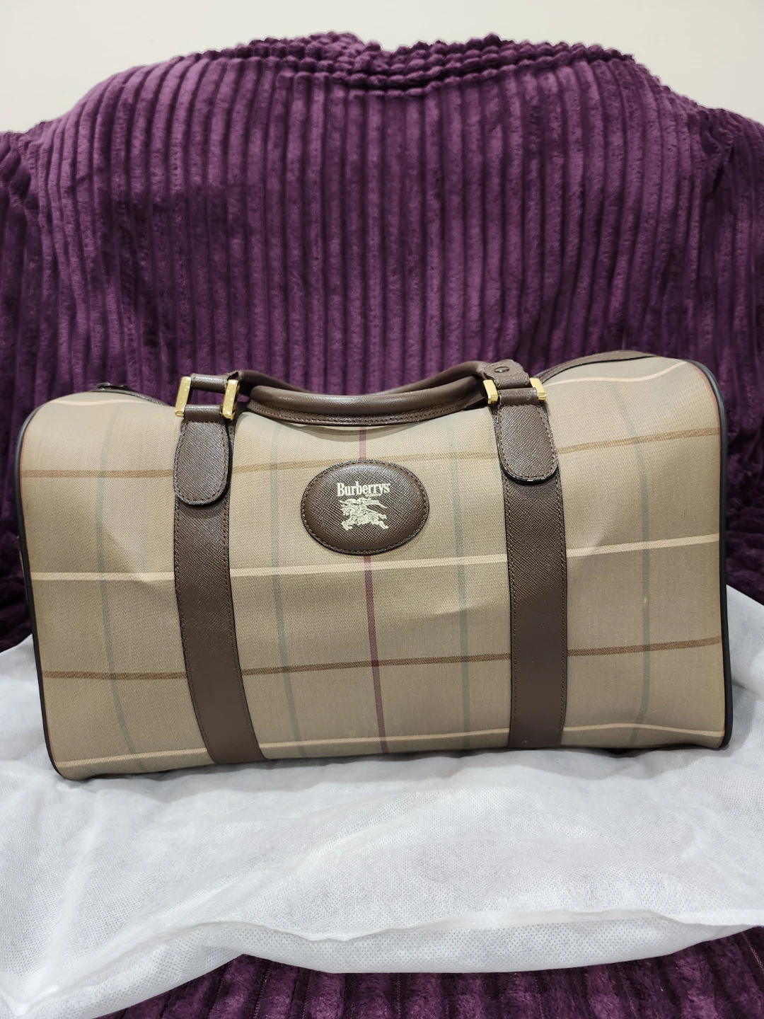 Burberry's Canvass Weekender Bag