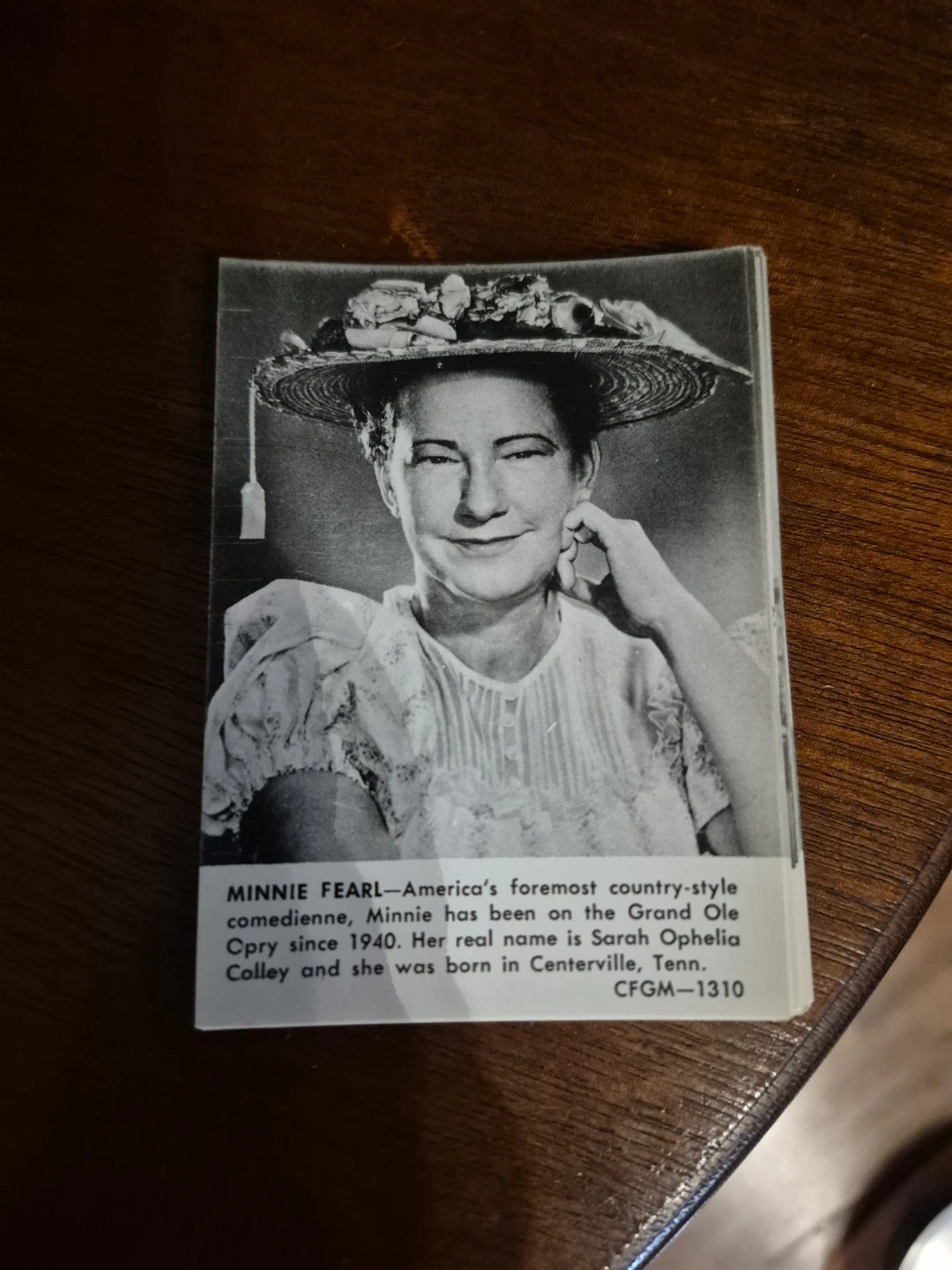 Minnie Pearl Country Comedienne Photo