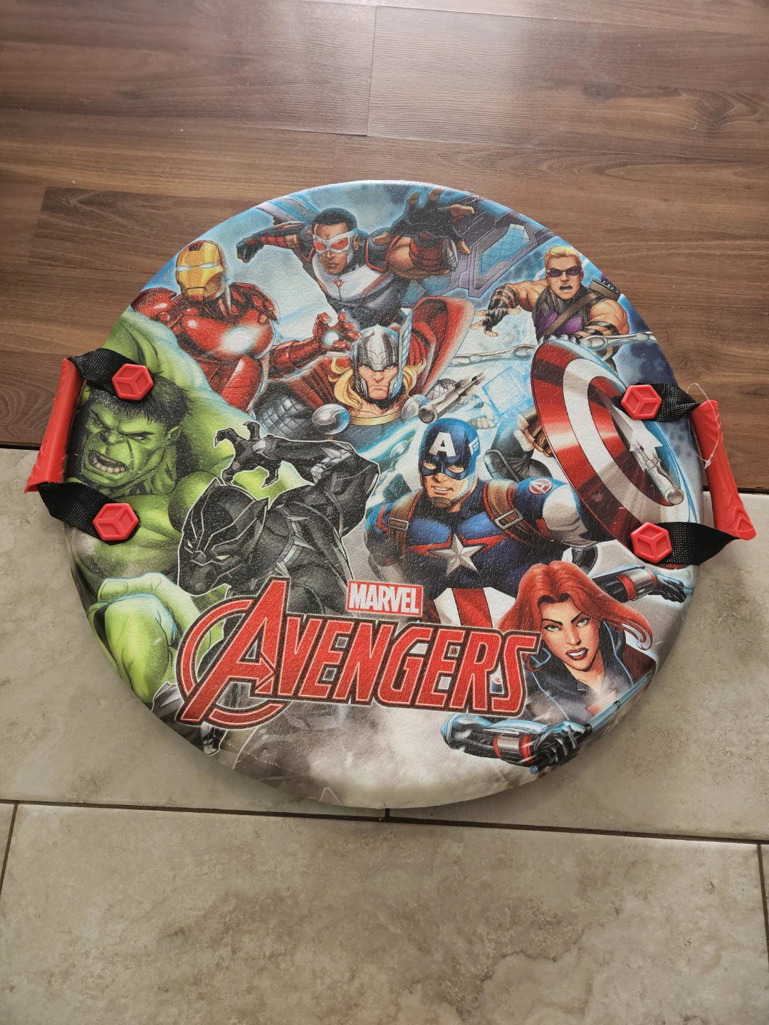 Marvel Avengers 23 inch snow sled.