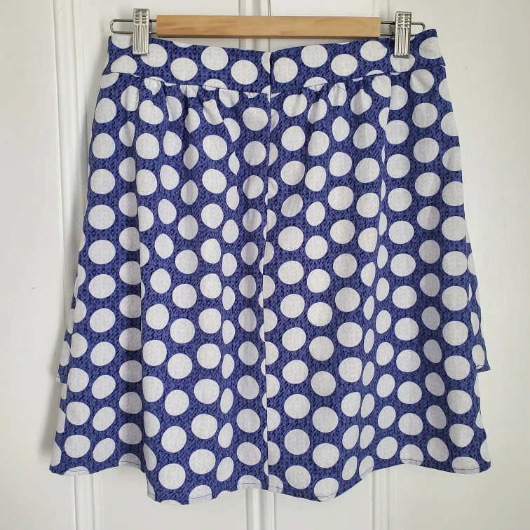NWOT Reitmans Blue Polka Dot Skirt - photo 5