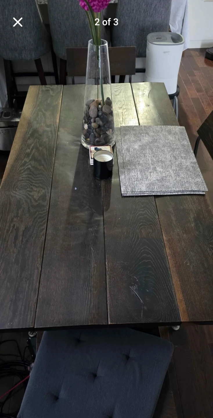 Square Roots Designer Dining Table – Solid French oak
