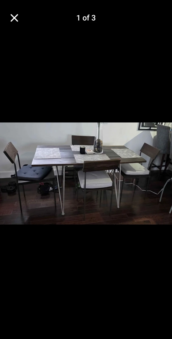 Square Roots Designer Dining Table – Solid French oak - photo 2