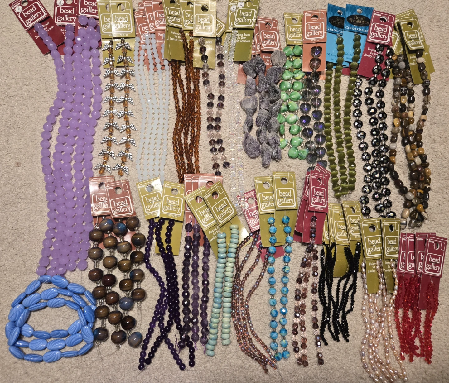 Lot of Assorted Bead Strands (Lot AD)