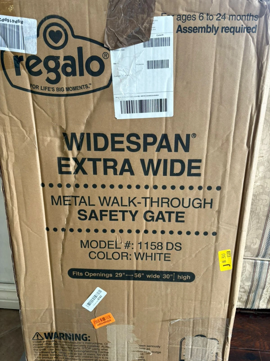 Regalo child safety gate 1158DS