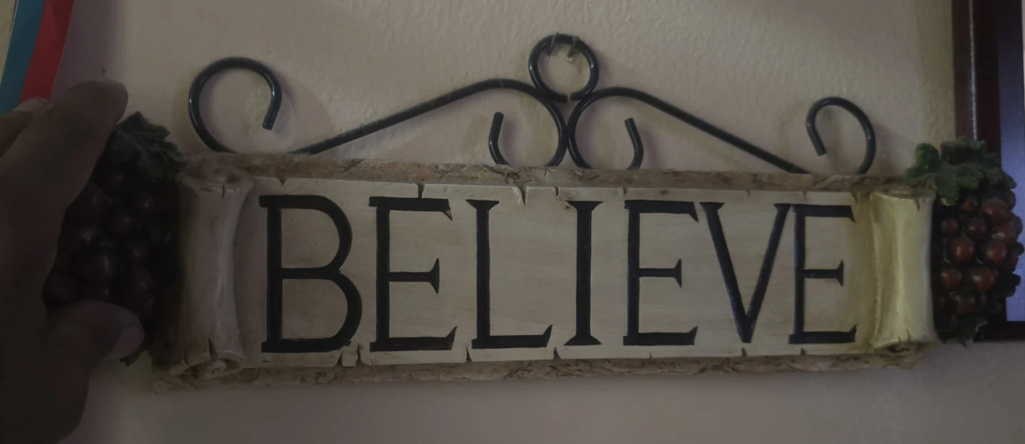 🥕Believe solid Wall Decor - photo 2