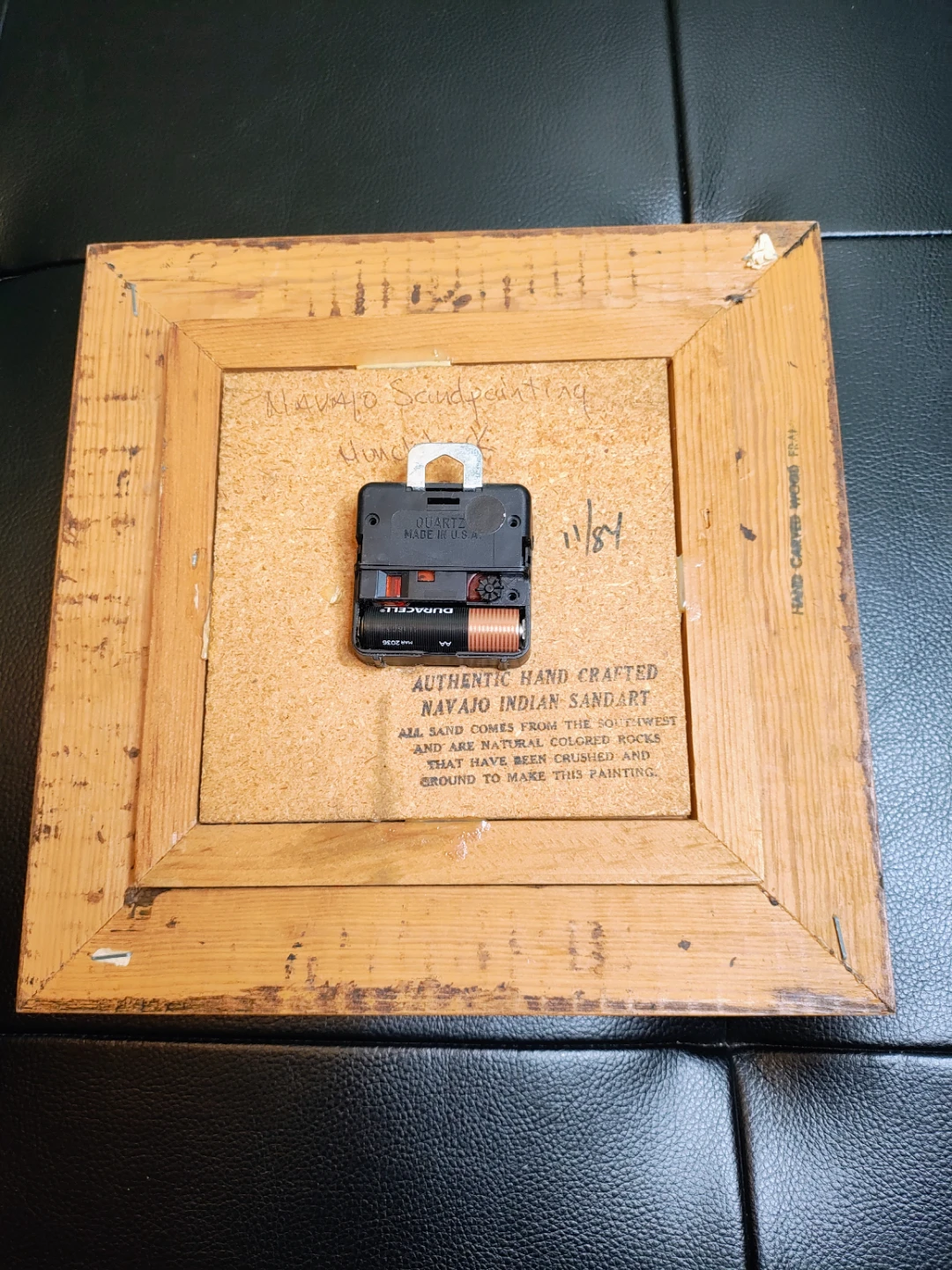 Navajo Sandpainting Clock - photo 5