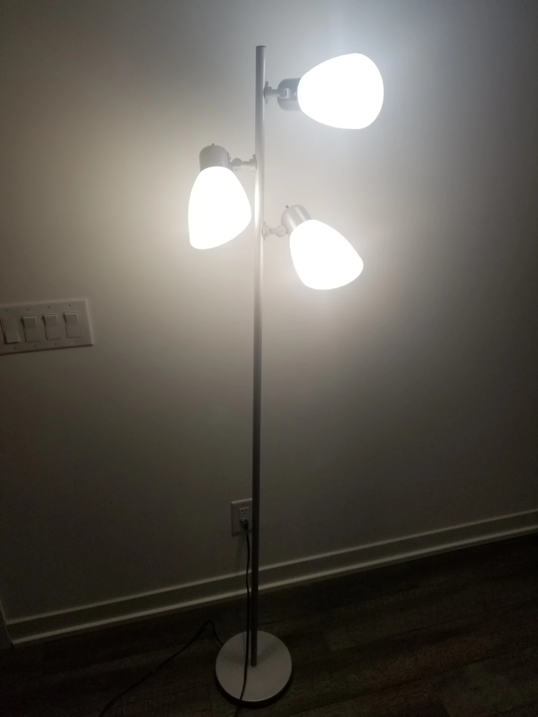 Floor Lamp with 3 Adjustable Lights - photo 2