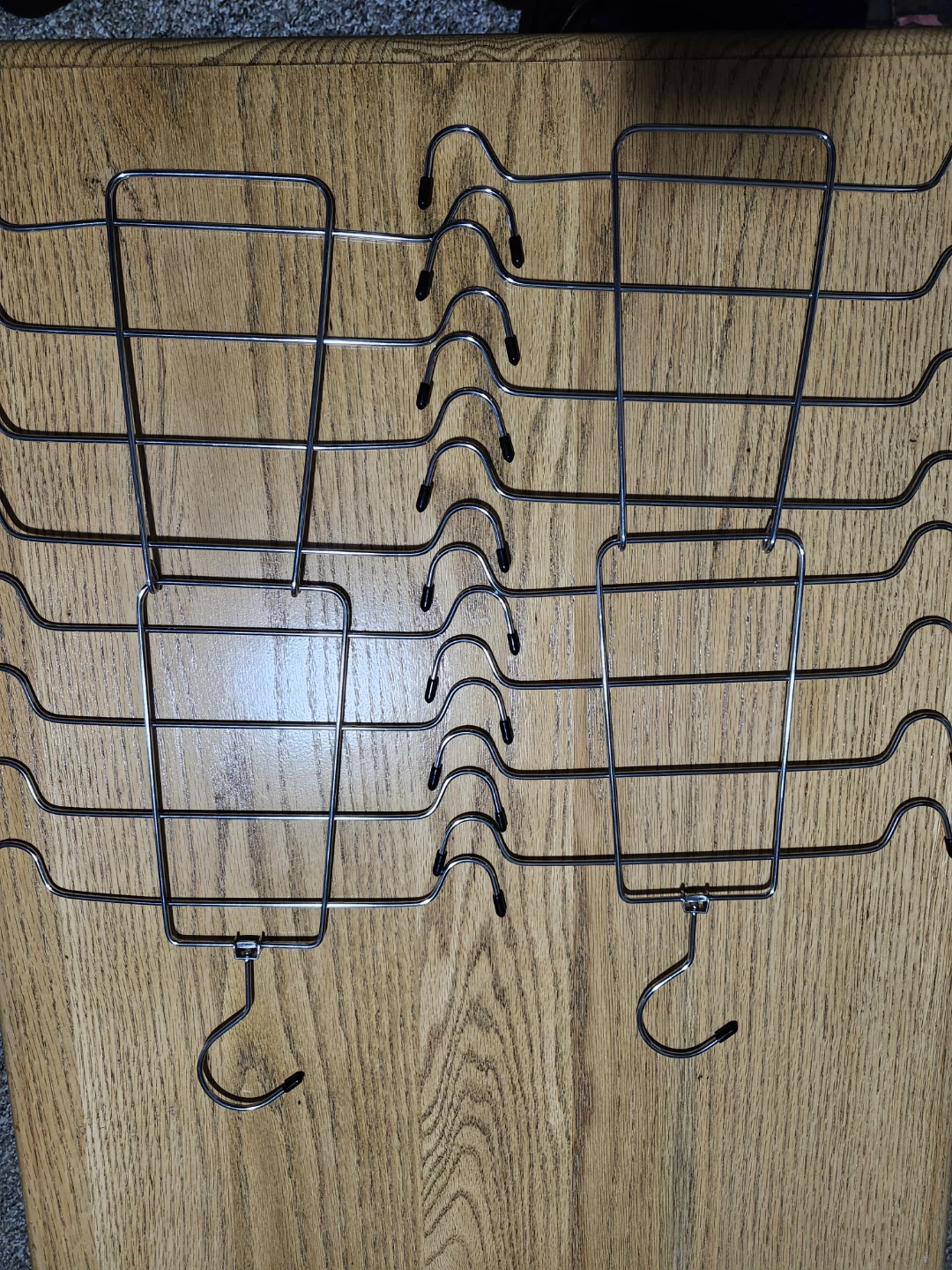 Chrome Over-the-Door Organizer Rack