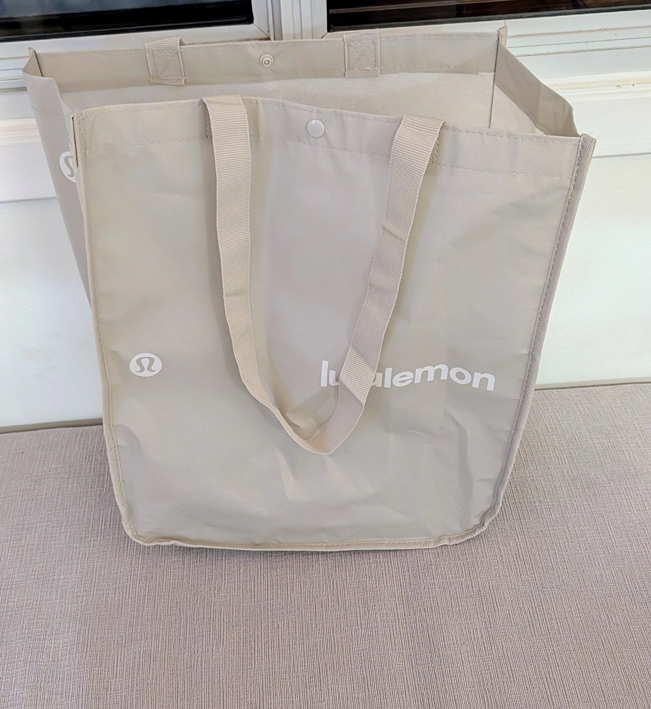 Lululemon Beige Tote Bag
