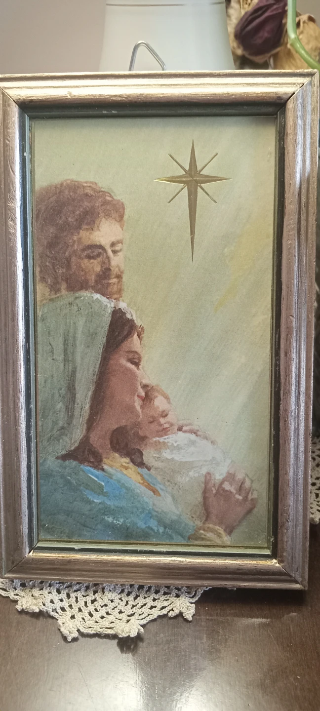 Framed holy family  Print