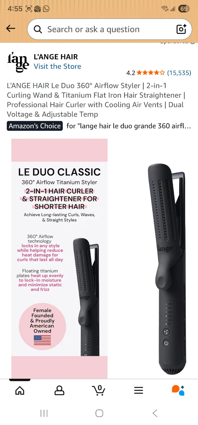 L'ANGE HAIR Le Duo Grande 360° Airflow Styler - photo 5