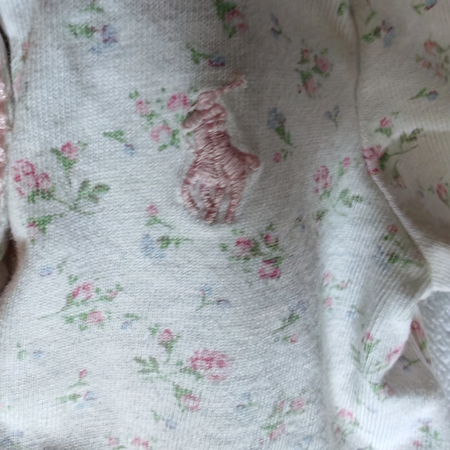Ralph Lauren Baby Girls Floral Coverall Sleepsuit - photo 4