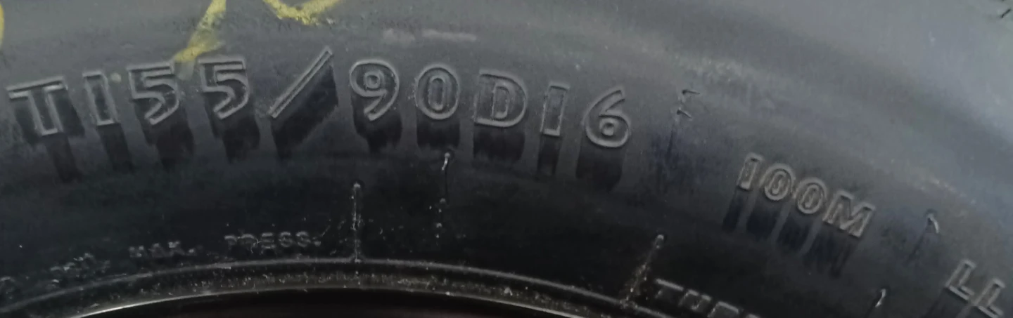 Goodyear Spare Tire T155/90D16 (New) - photo 5