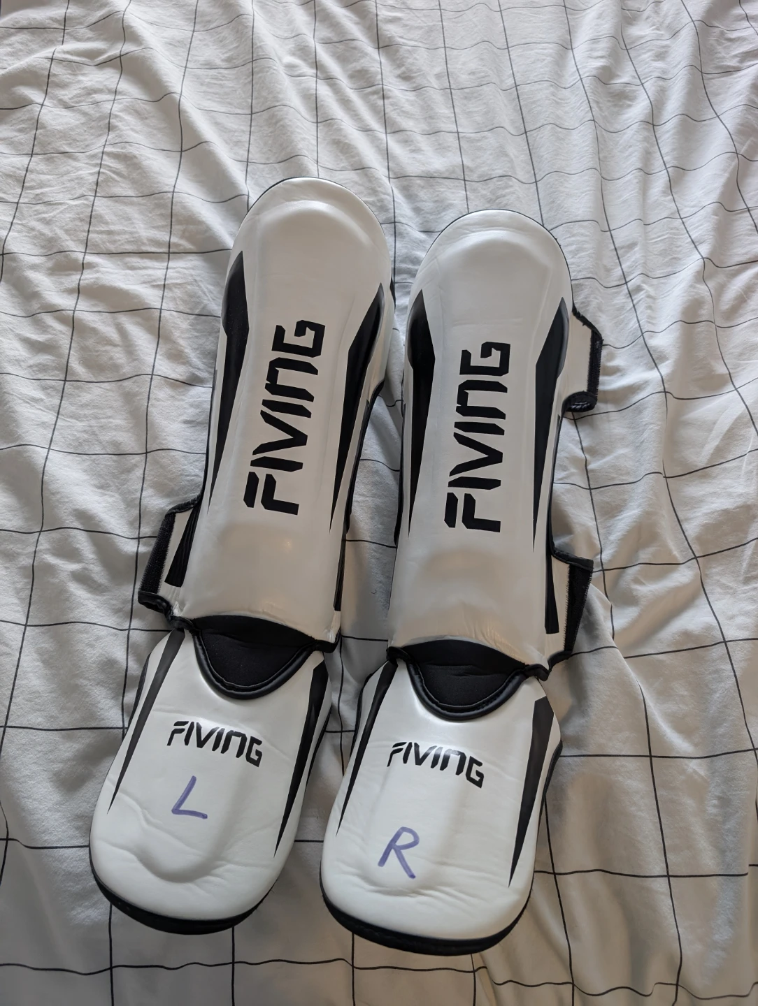 Muay thai and kickboxing shinguards.