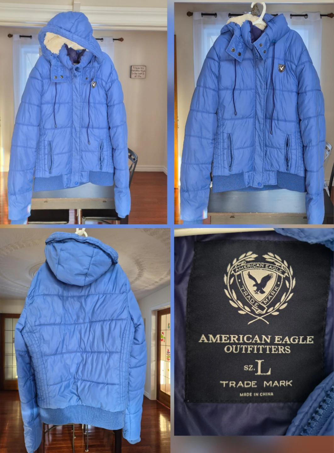American Eagle Outfitters Large sized hooded coat