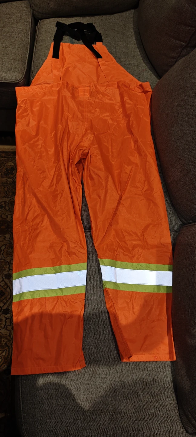 Pioneer Orange Rain Bib Pants - Size 2XL