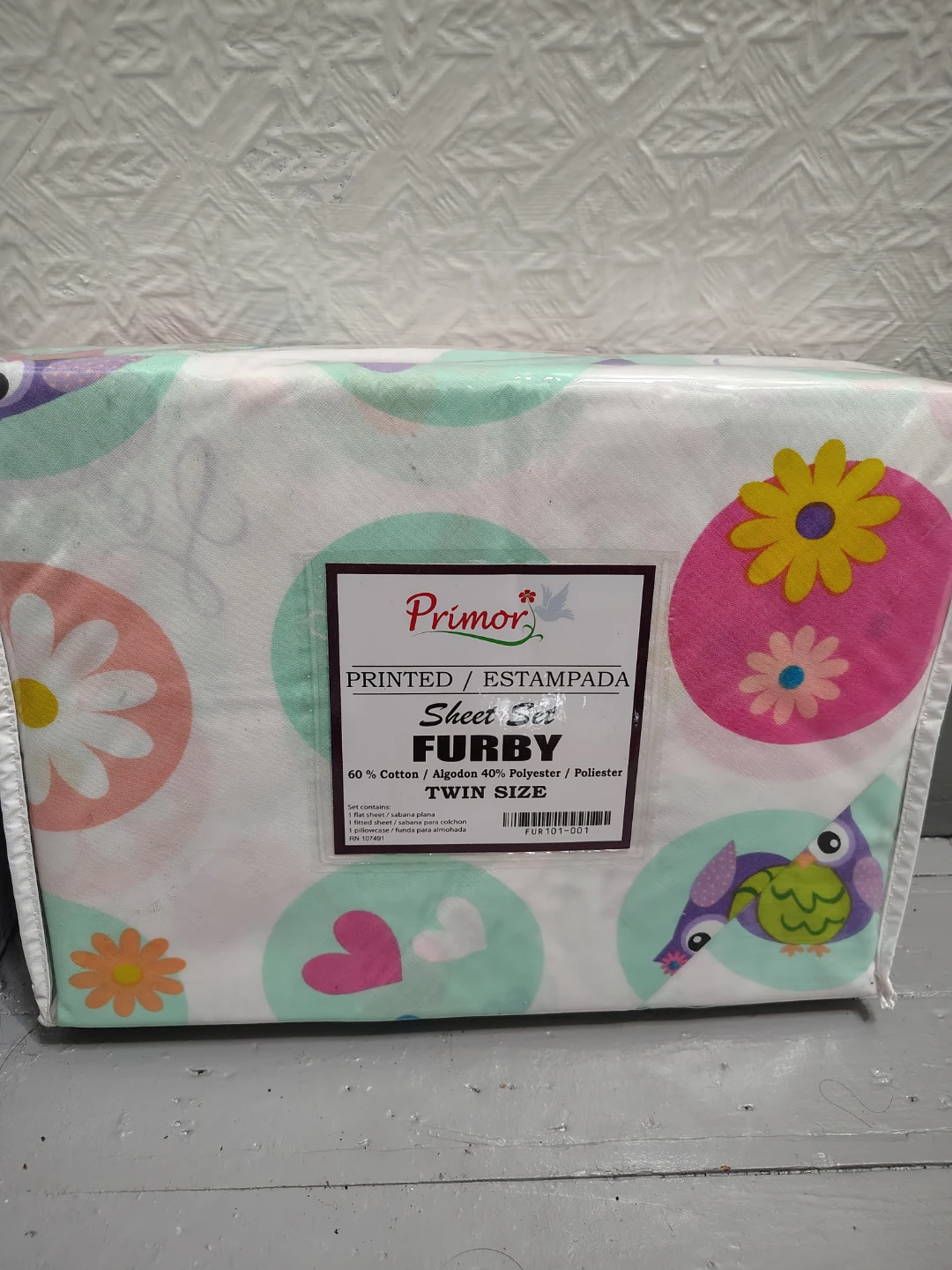 Primor Furby Twin Size Sheet Set - New!