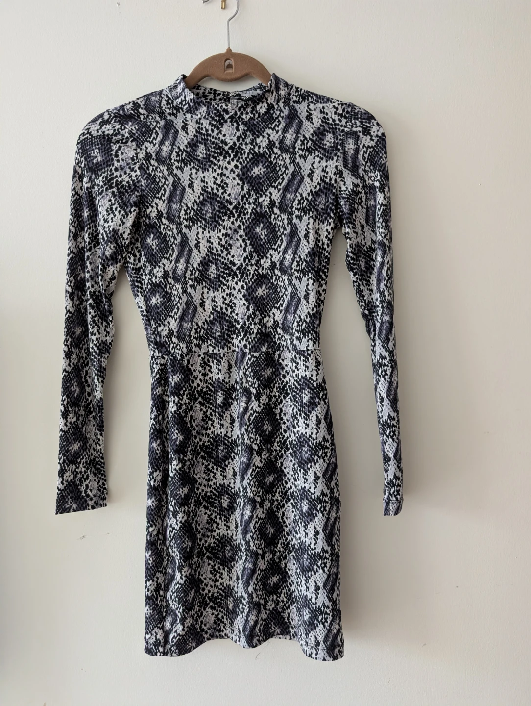 Snakeskin Print Mini Dress H&M - photo 2