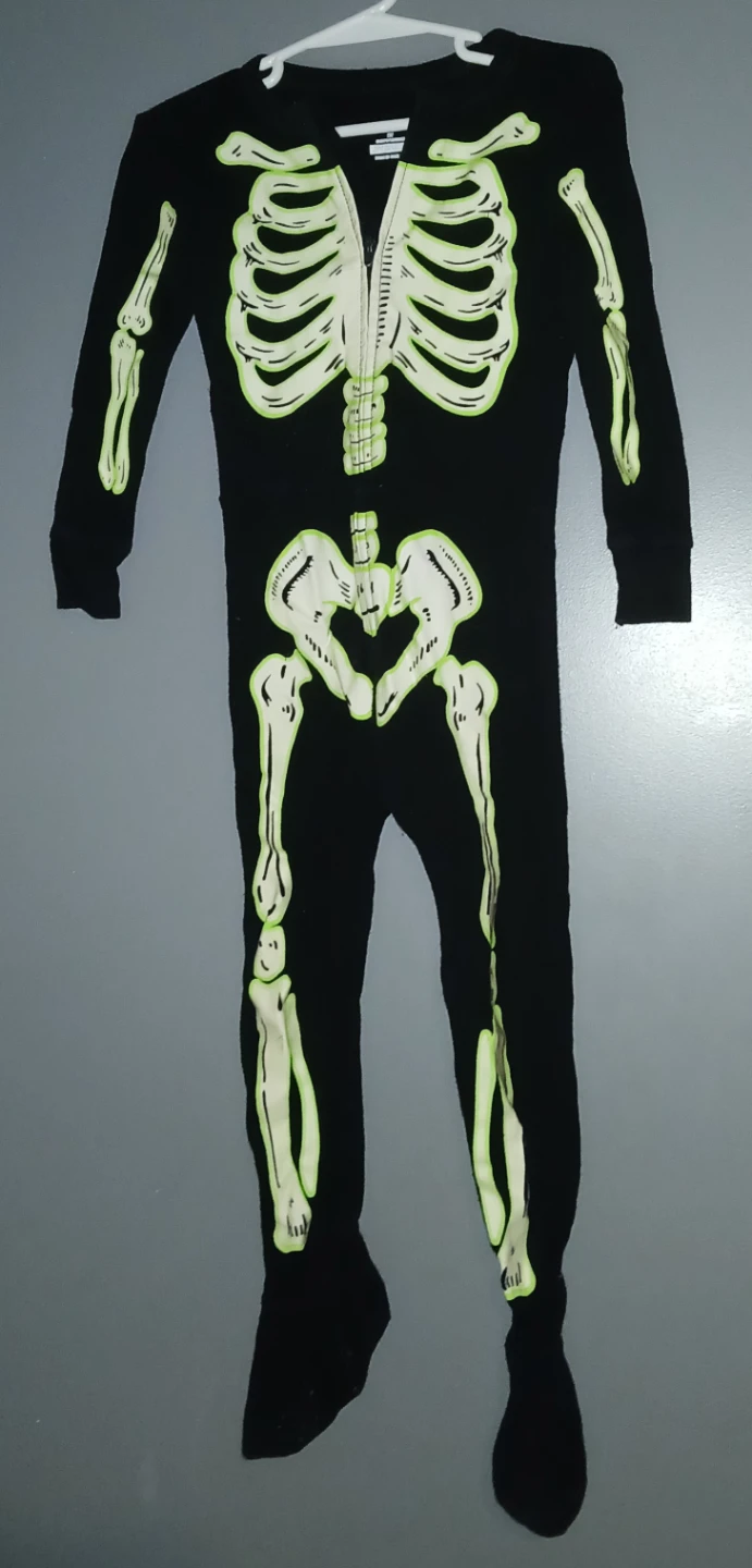 Old navy Kids Skeleton Footed Pajamas