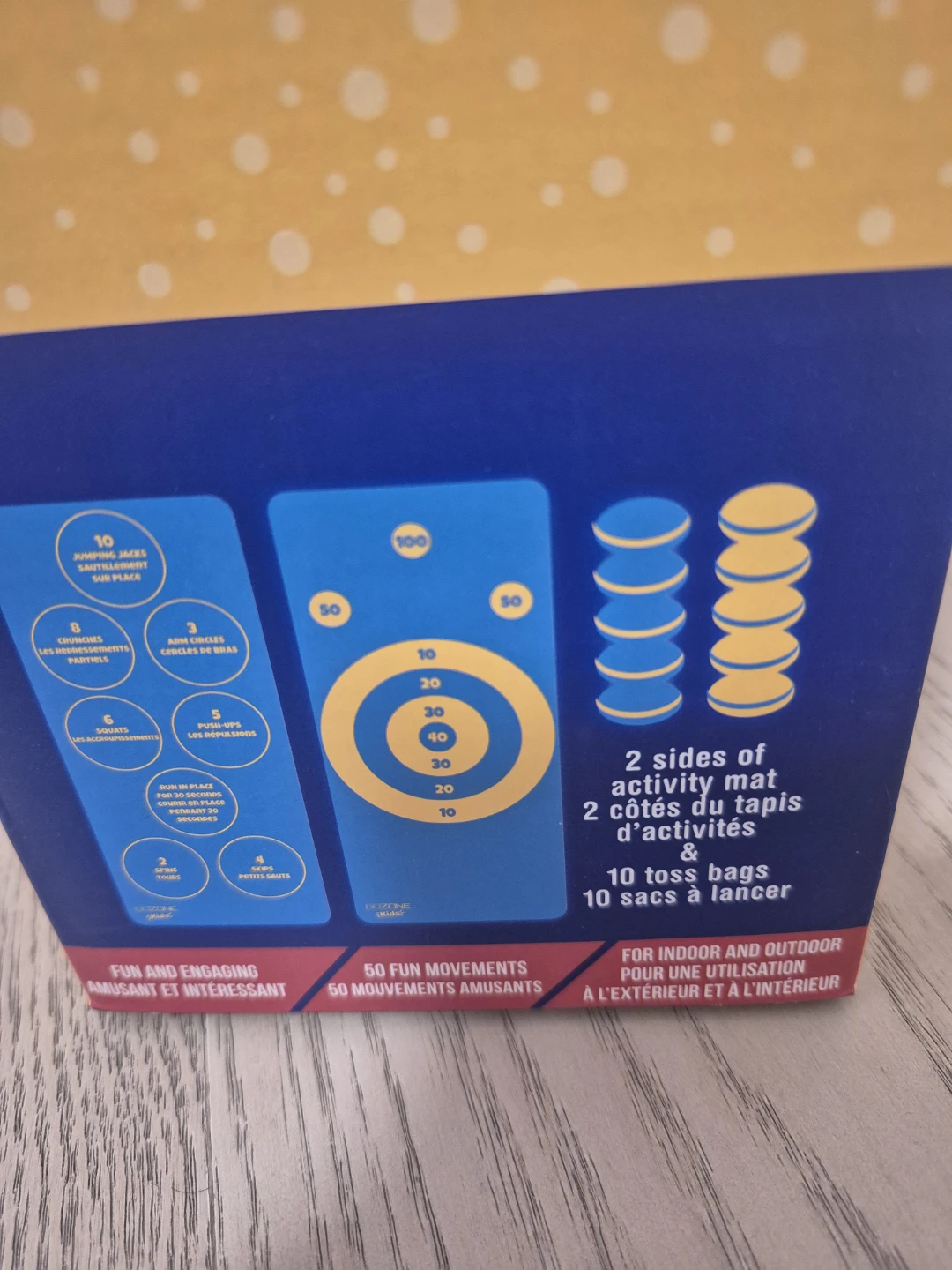 GOZONE Kids Toss & Go Activity Mat with 10 Toss Bags - photo 2