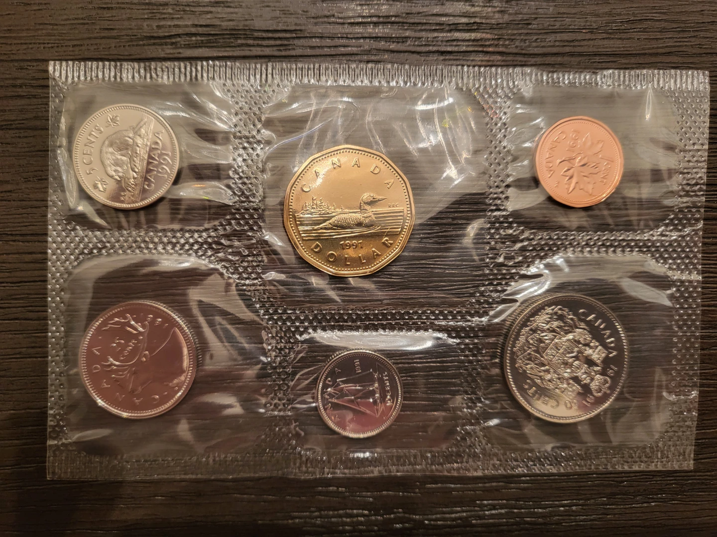 1991 Royal Canadian Mint Uncirculated Coin Set
