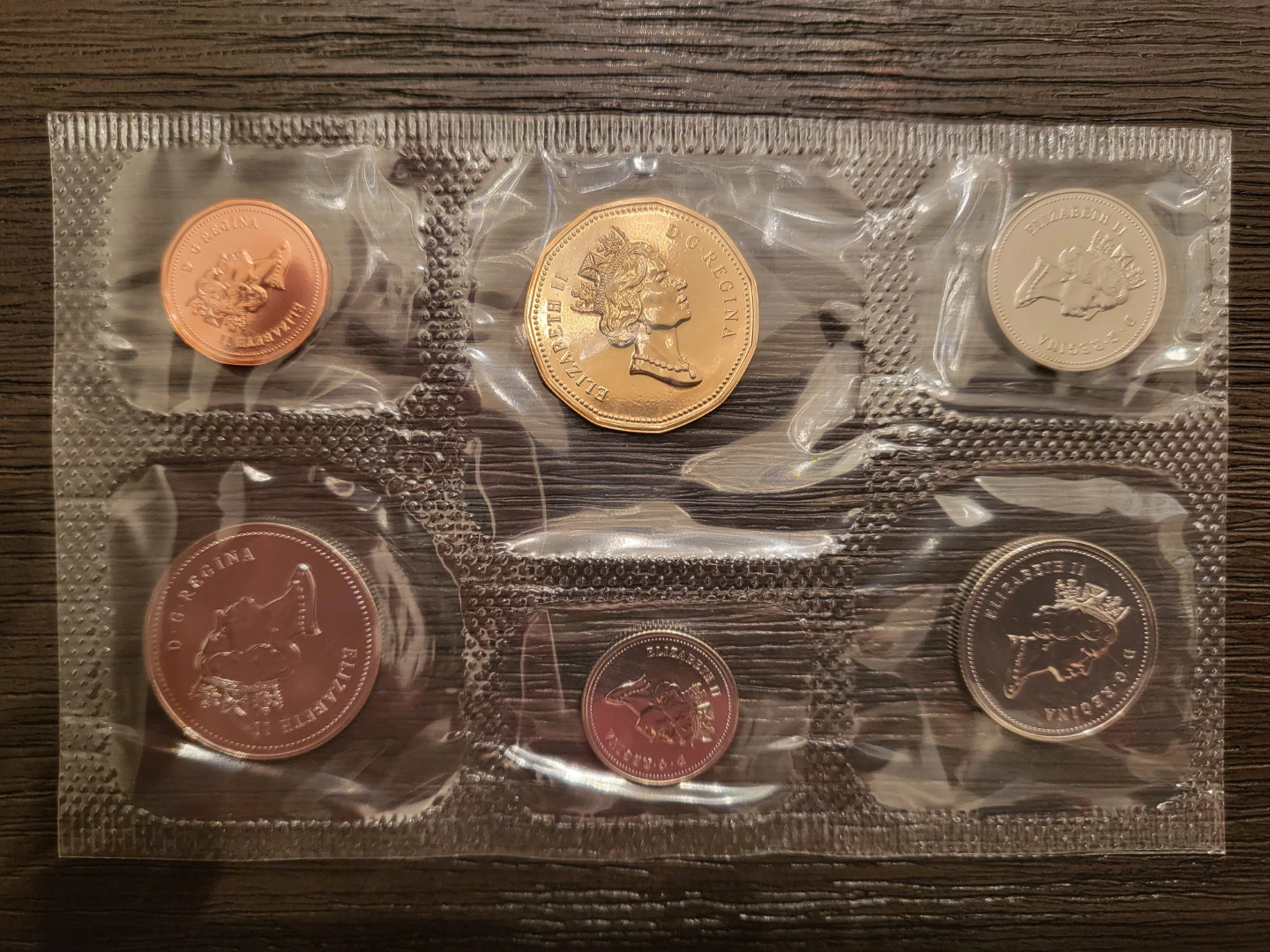 1991 Royal Canadian Mint Uncirculated Coin Set - photo 2