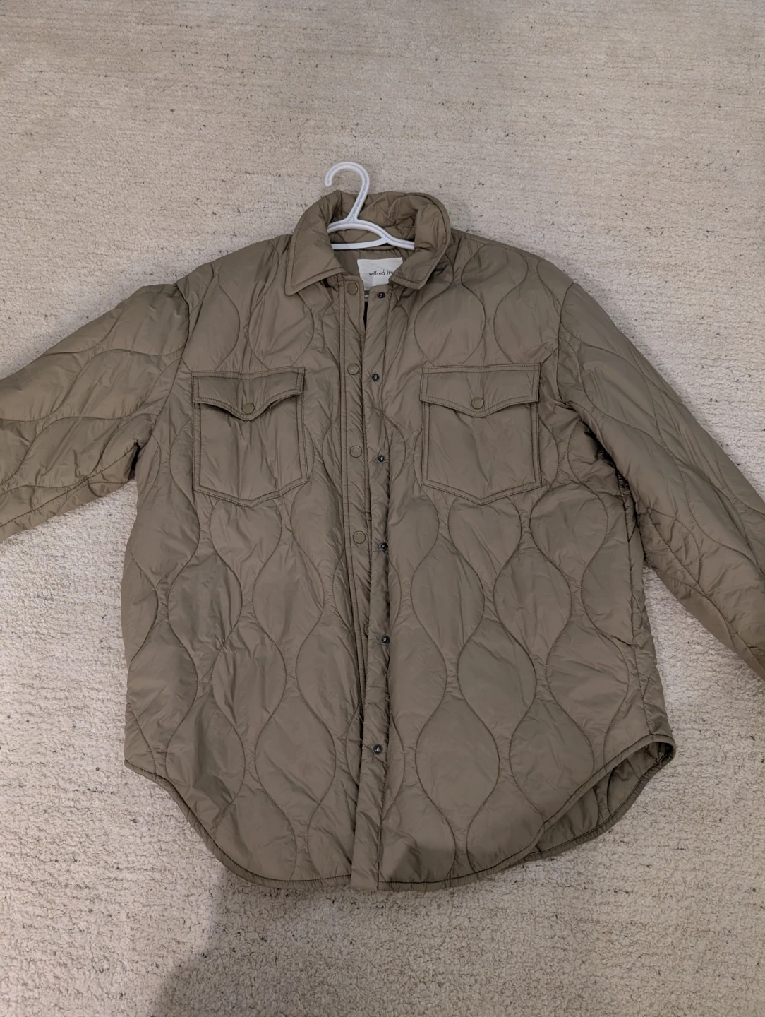 Wilfred Free Quilted Shacket - Size M/L