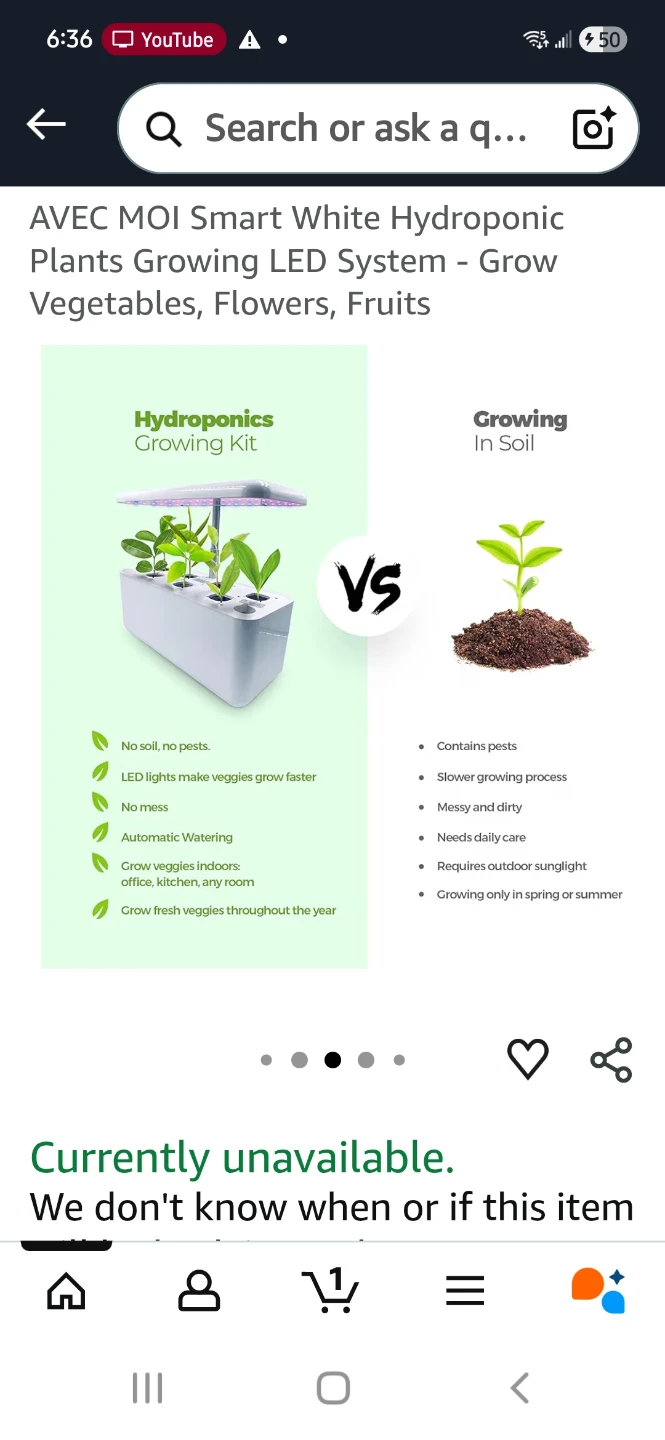 AVEC MOI Smart White Hydroponic LED Growing System - photo 3