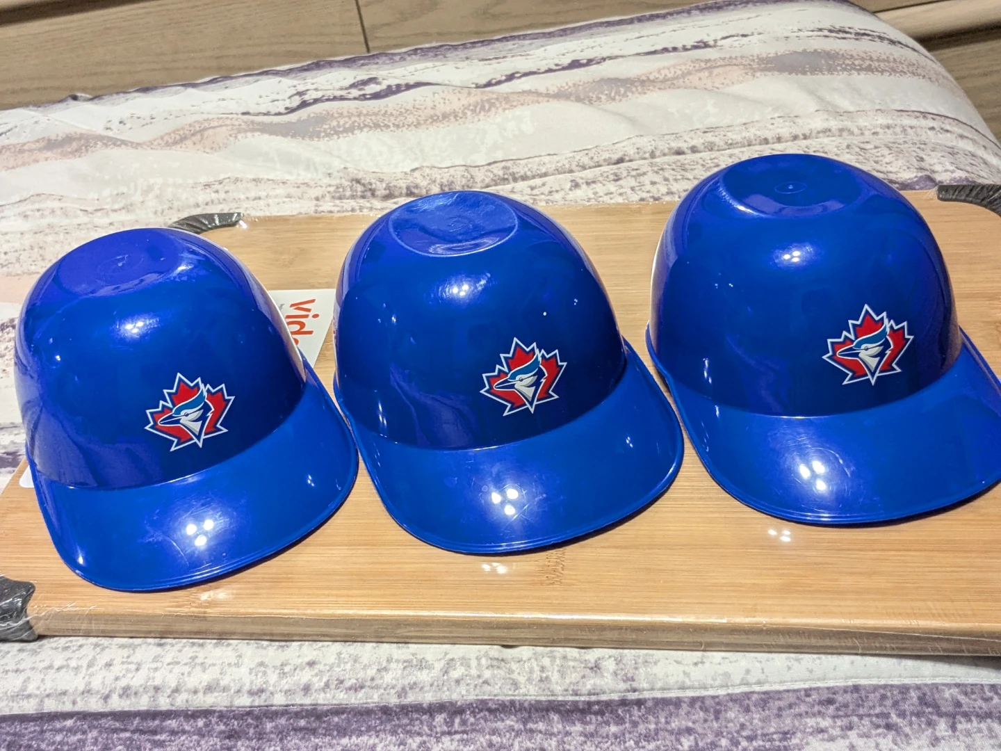 Blue Jays Plastic Baseball Helmet - Novelty Item