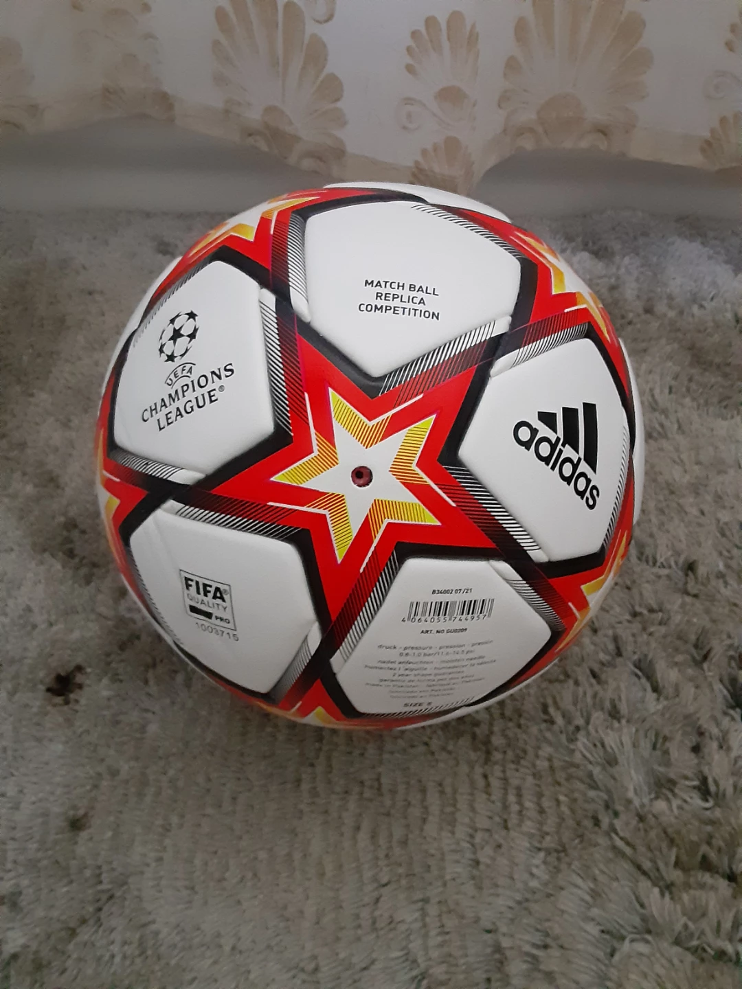 Adidas Champions League Replica Competition Soccer Ball - photo 2