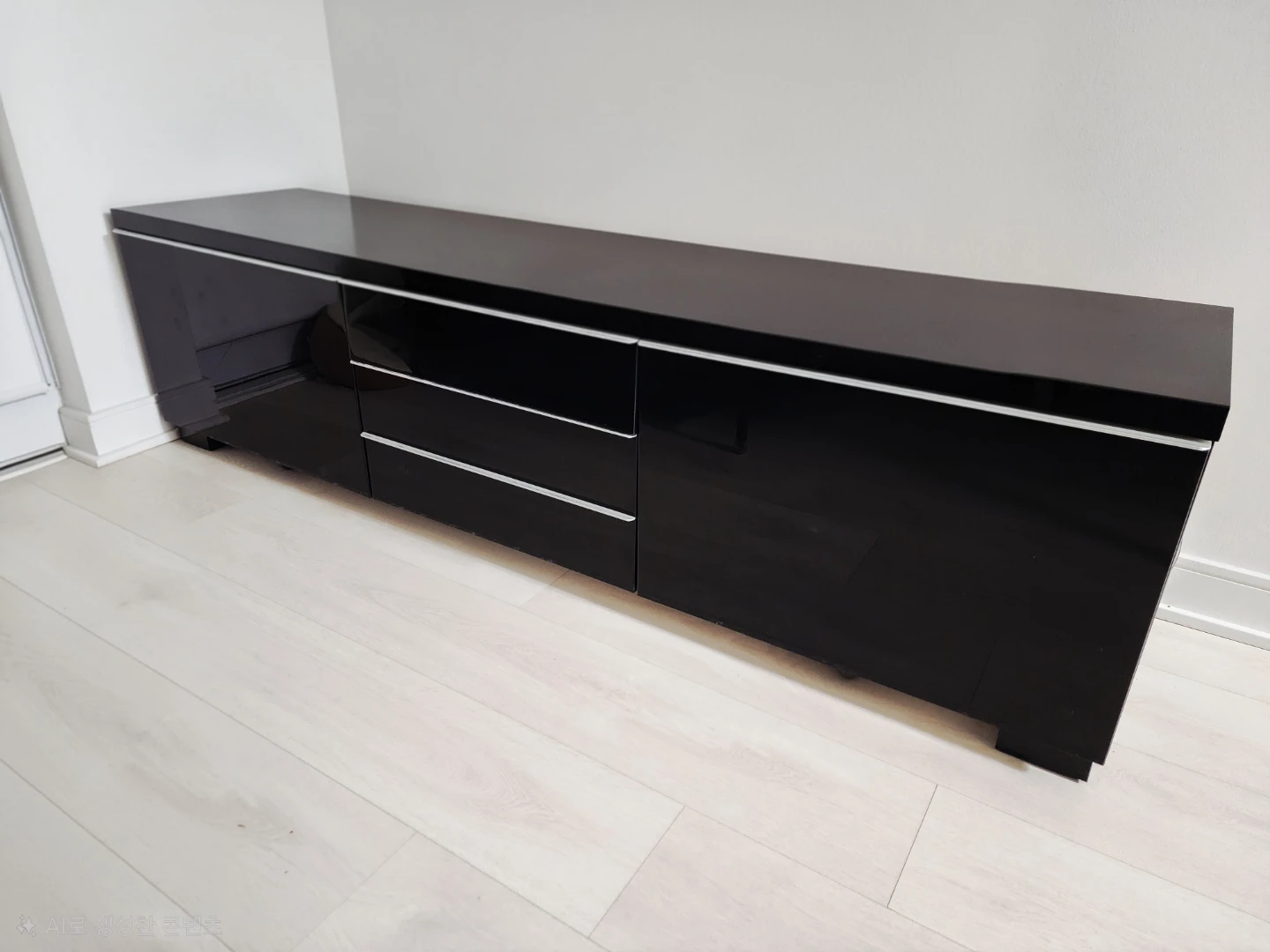 Black TV Stand