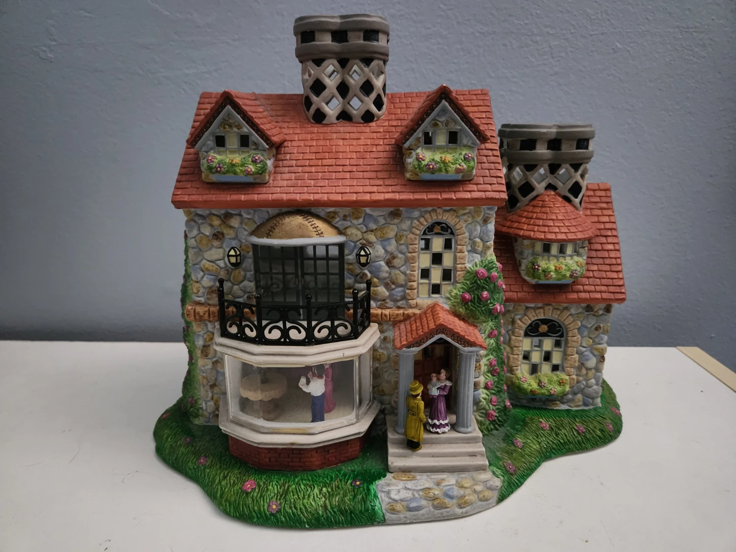 Collection of Partylite Tealight Ceramic Village Houses - photo 3