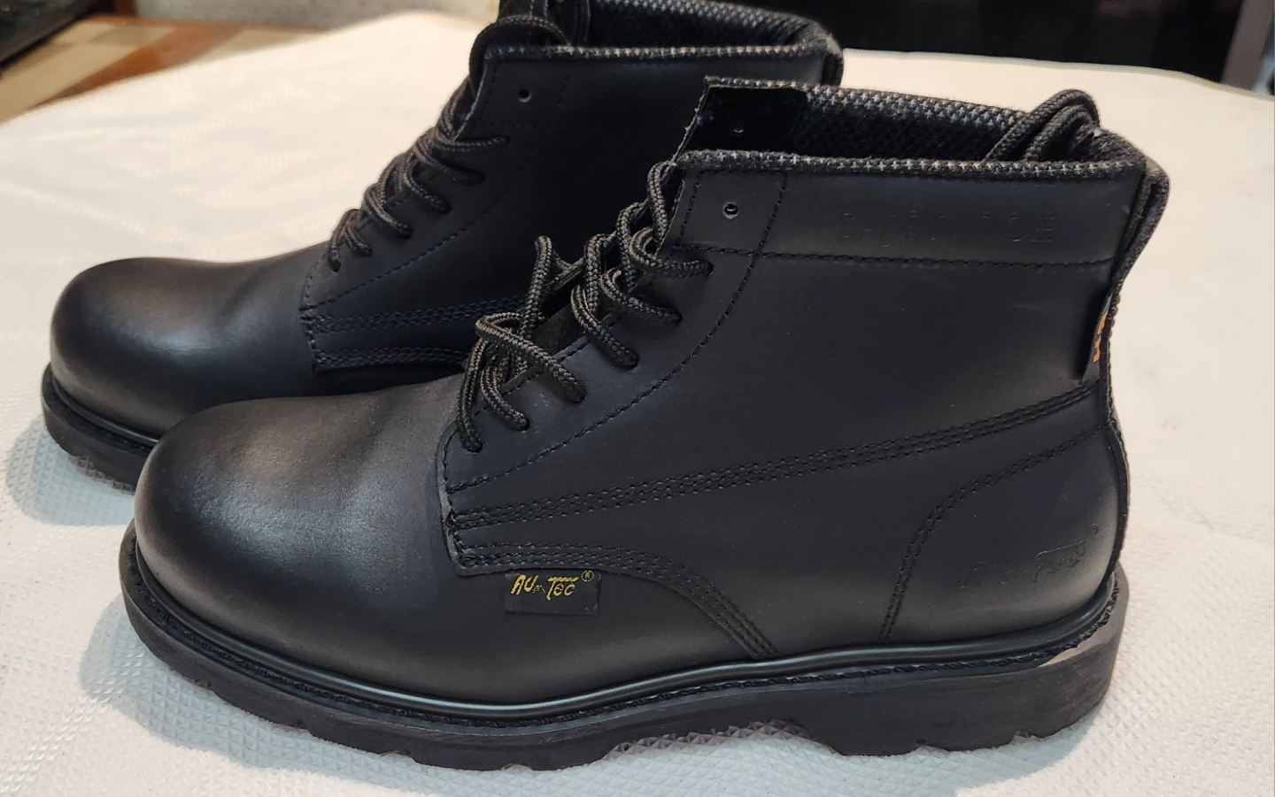 Ad Tec Black Composite Toe Ankle Boots - Size 9